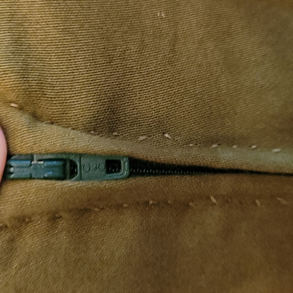 Vintage 1970s Handmade Olive Green Dress(no tags) - Picture 4 of 11